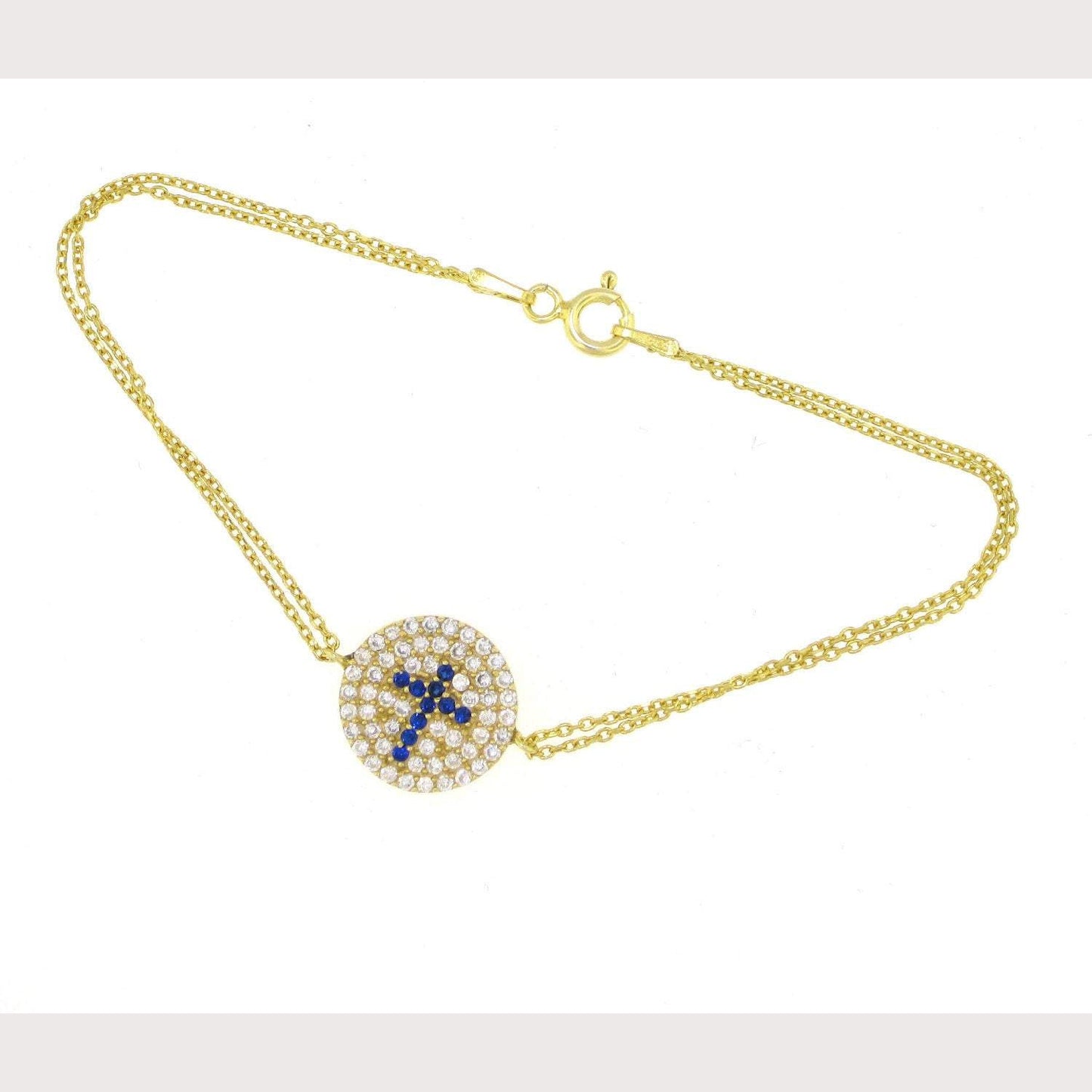 TWO WEEK SALE Chic Cross Disc Bracelet