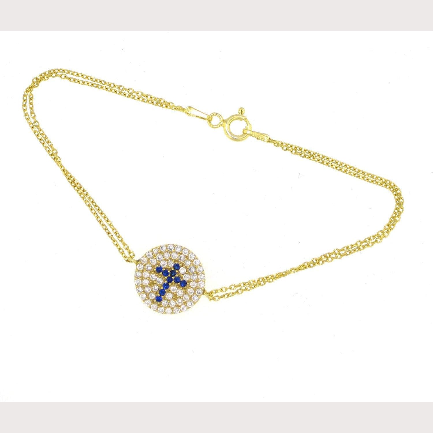 TWO WEEK SALE Chic Cross Disc Bracelet