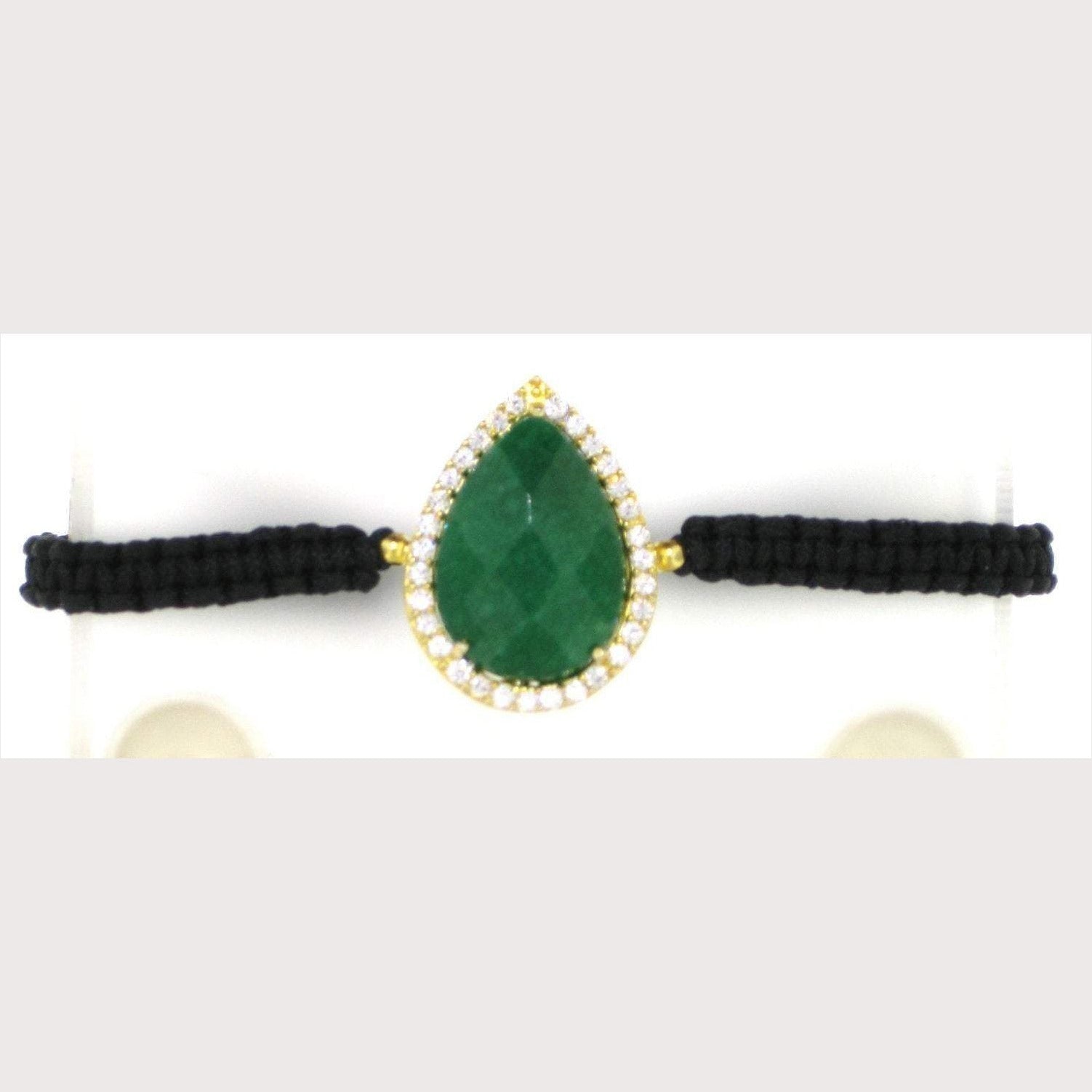 TWO WEEK SALE Tear Drop Macrame Bracelet