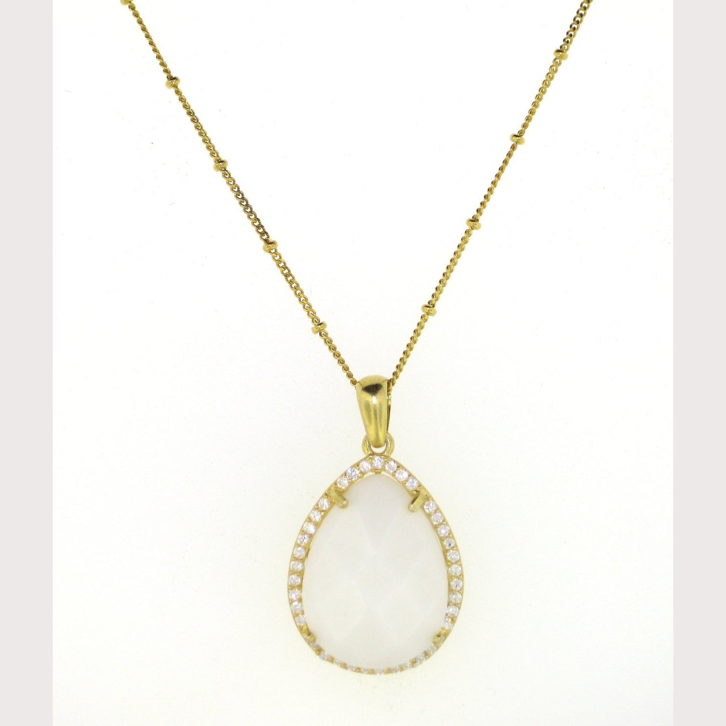 Pear Shape Stone Pendant