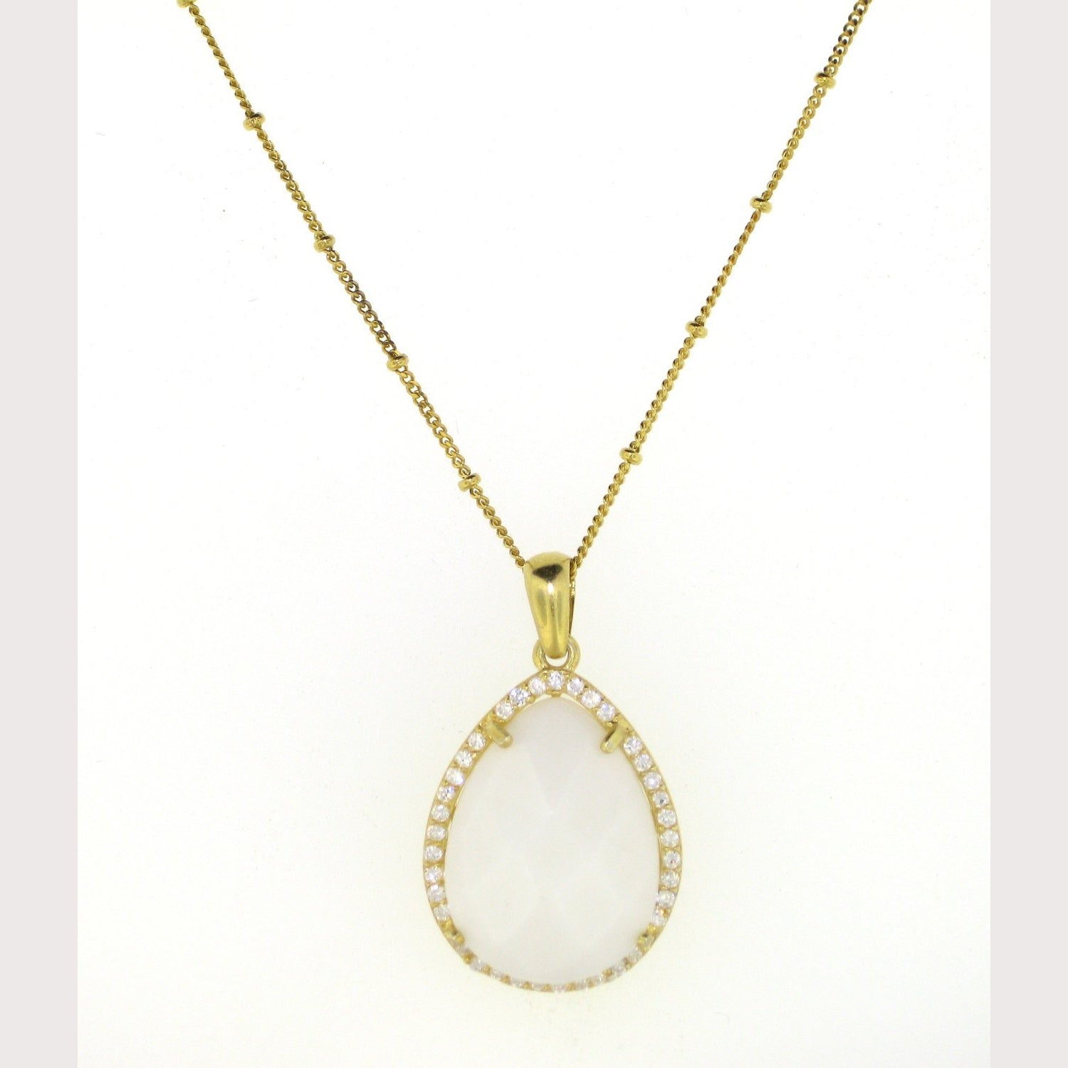 Pear Shape Stone Pendant