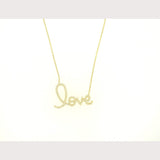 Large LOVE Necklace