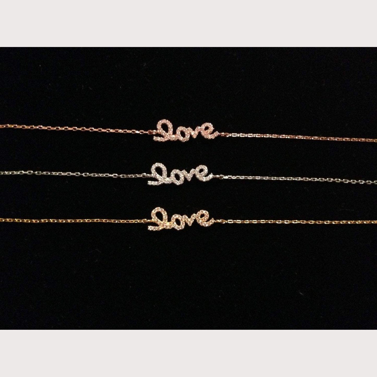 Love Script Bracelet