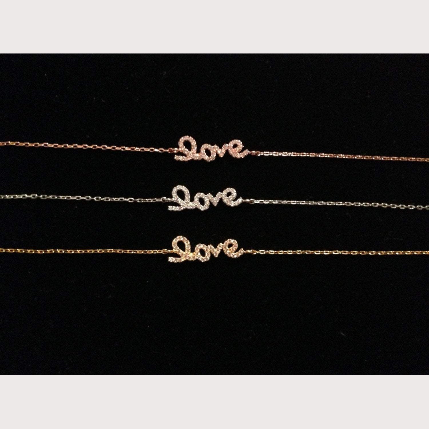 Love Script Bracelet