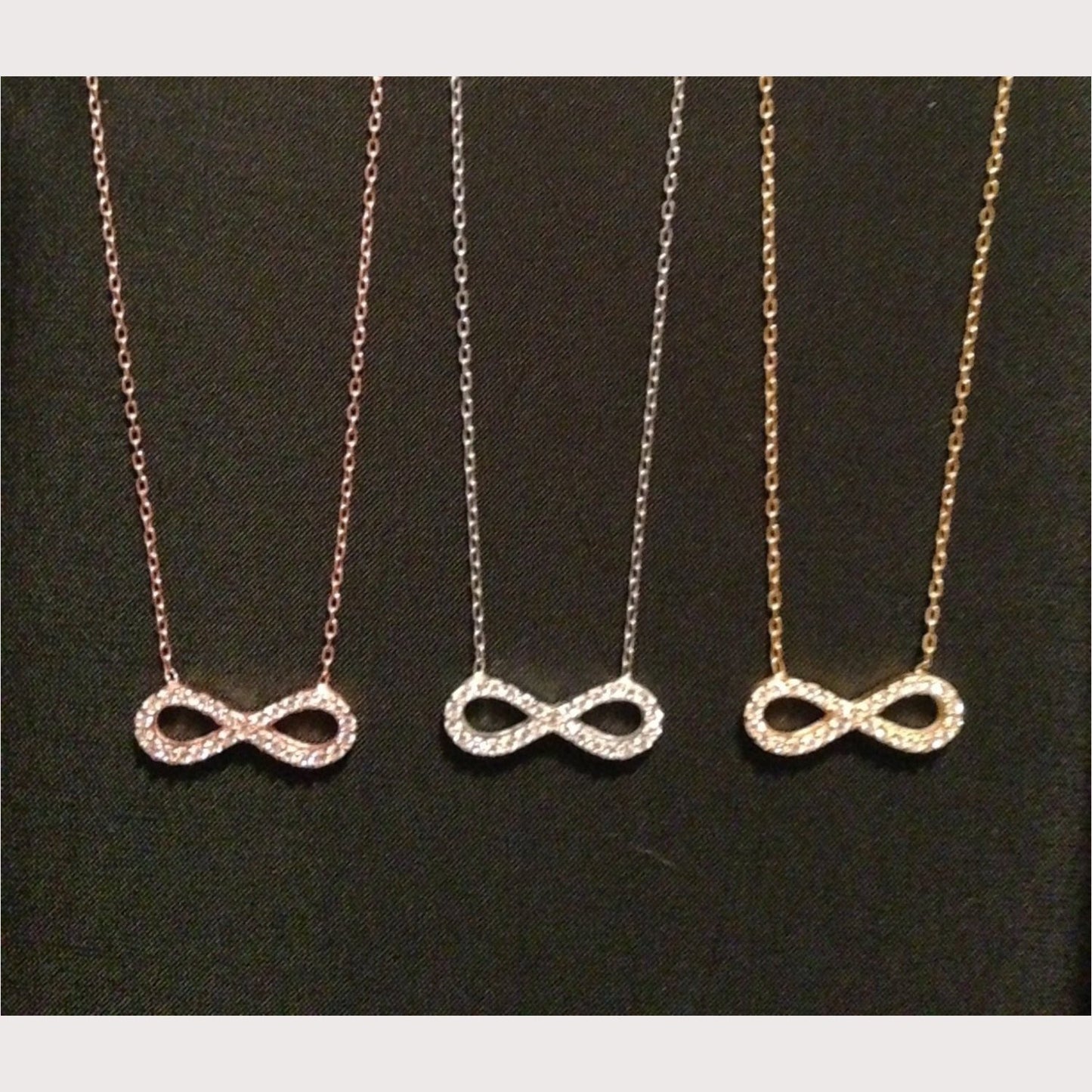 Infinity Pave Necklace