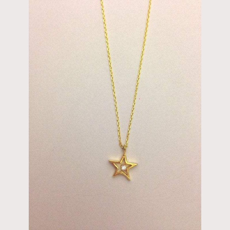 Gold Star Necklace