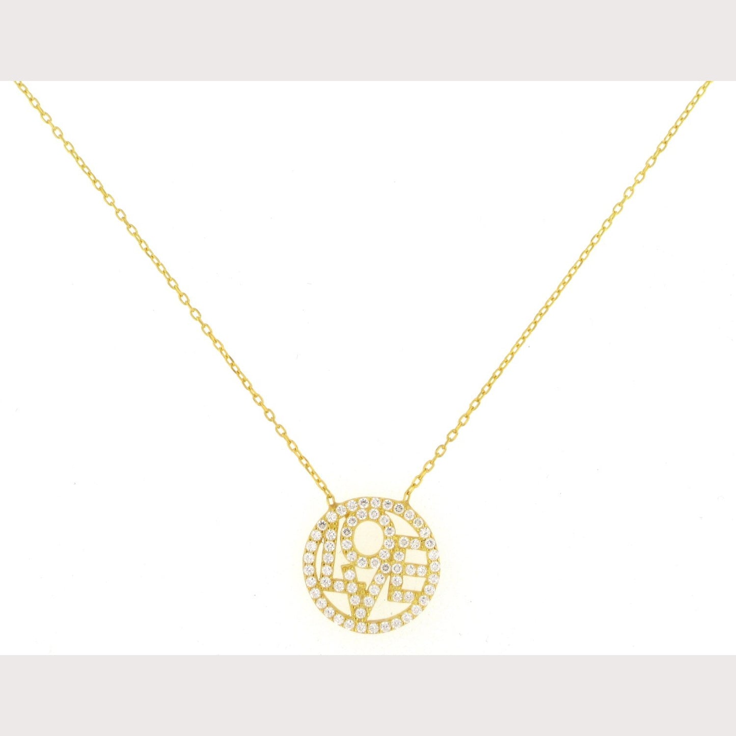 Gold Eternal Love Necklace