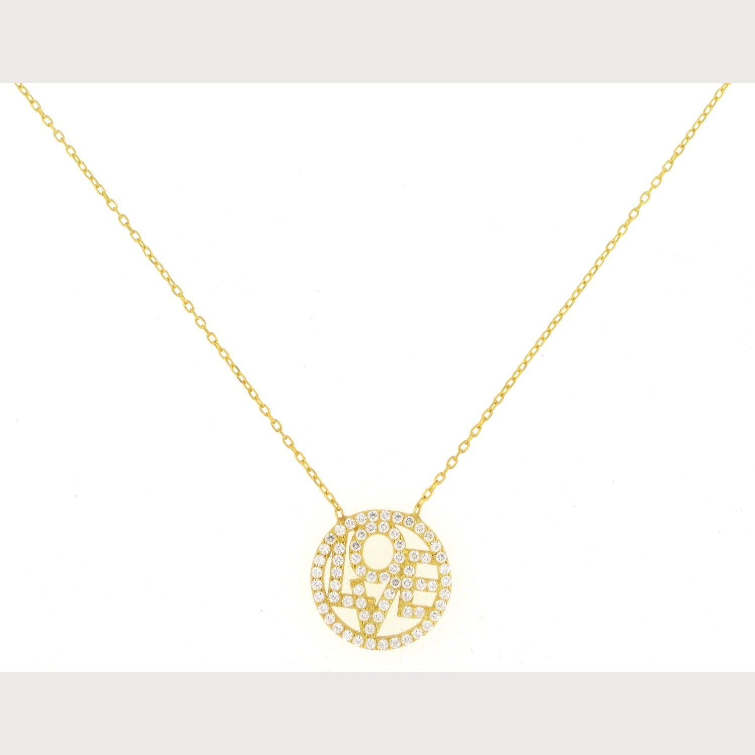 Gold Eternal Love Necklace