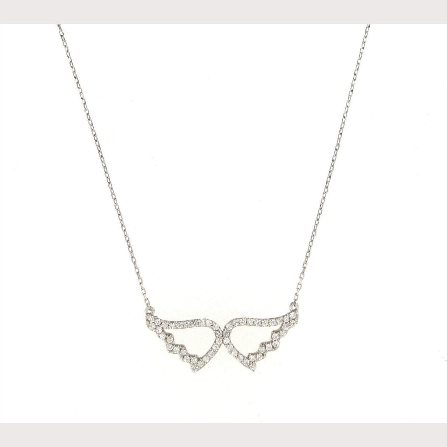 SALE--Small Pave Angel Wings
