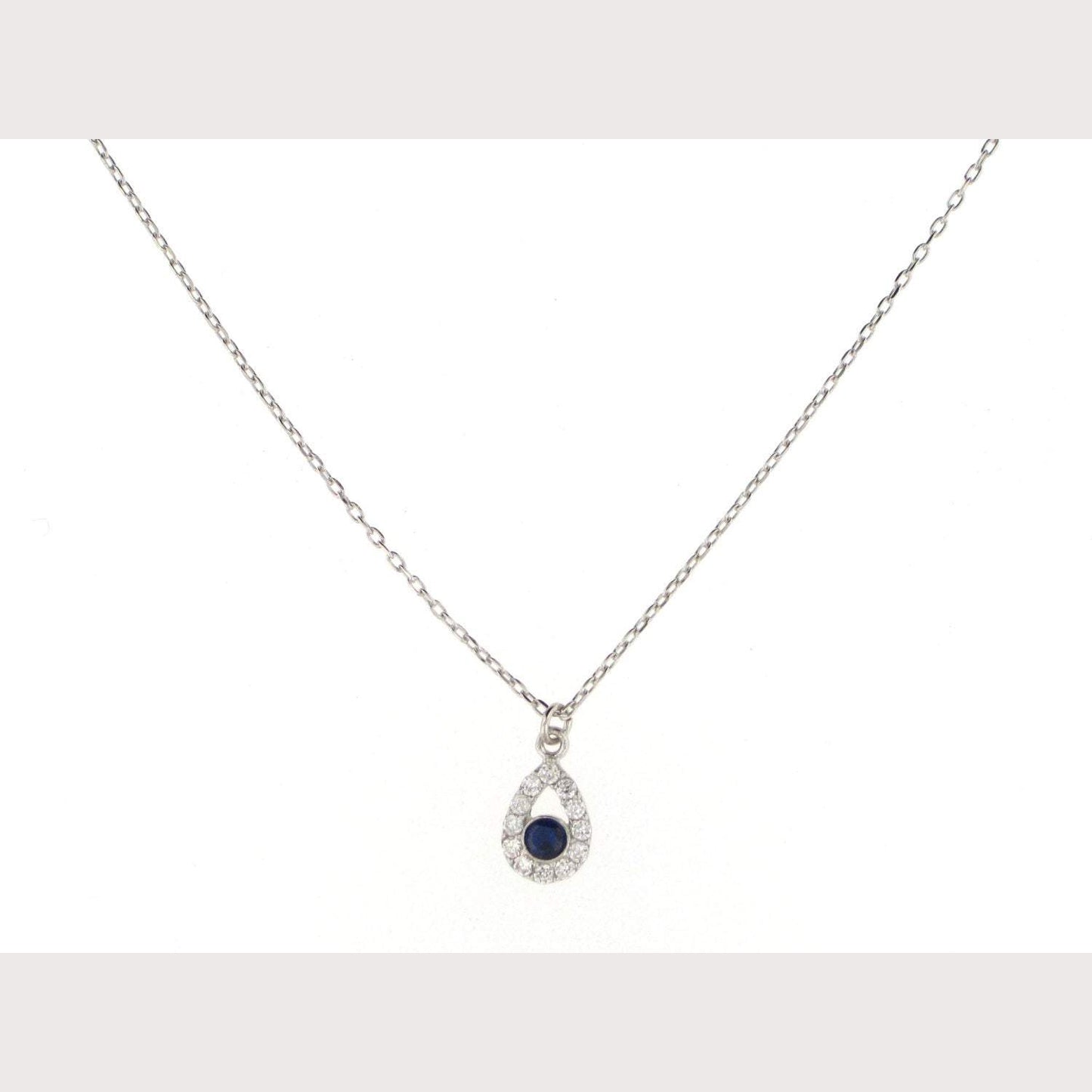 TearDrop Sapphire Necklace