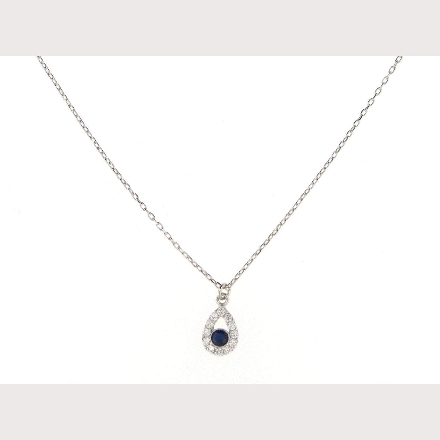 TearDrop Sapphire Necklace
