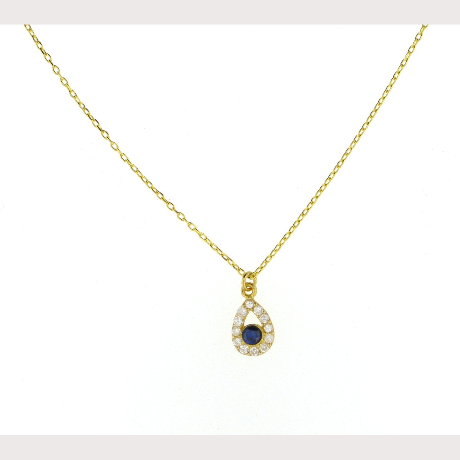 TearDrop Sapphire Necklace