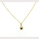 TearDrop Sapphire Necklace