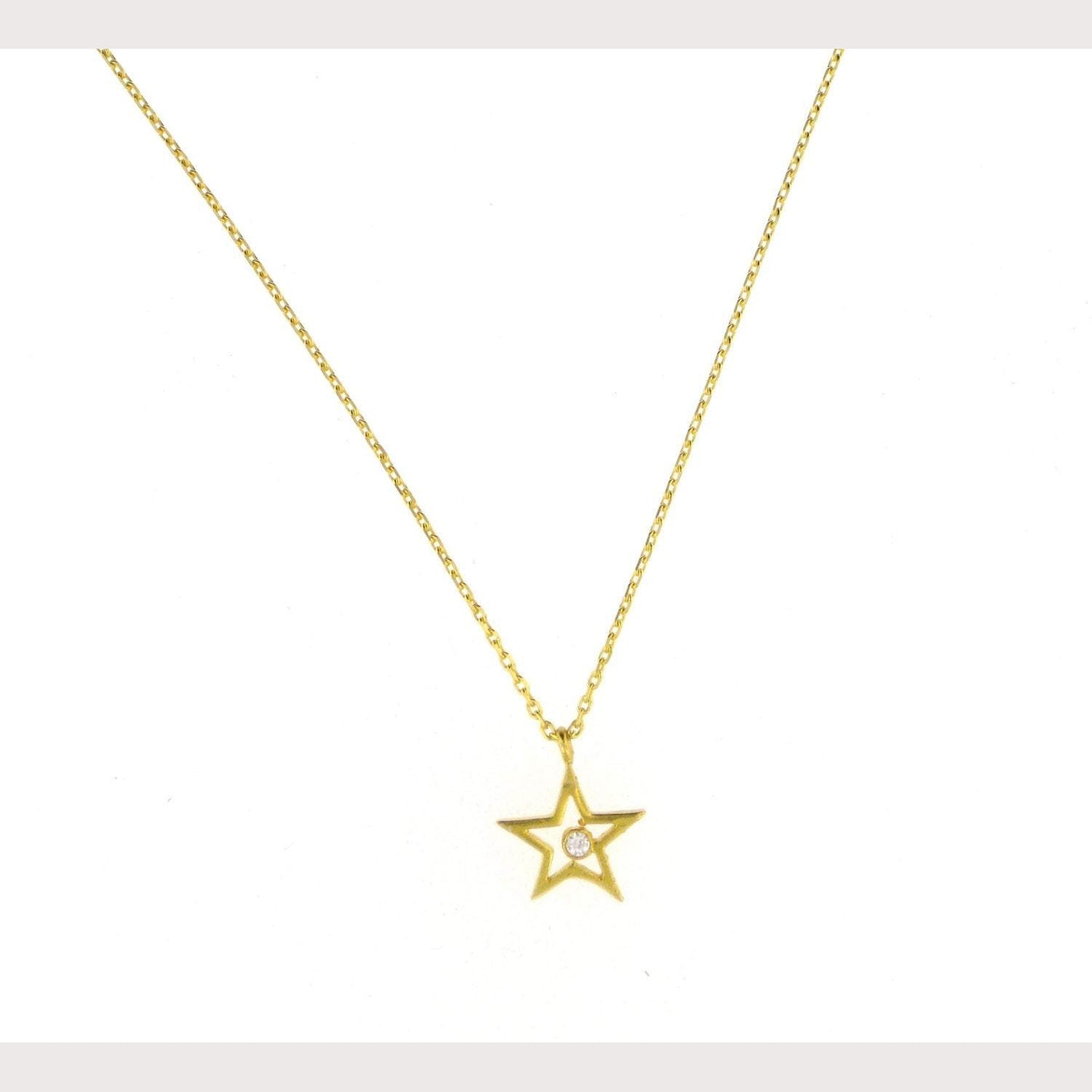 Gold Star Necklace
