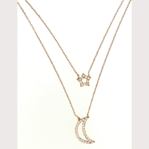 Moon & Star Necklace