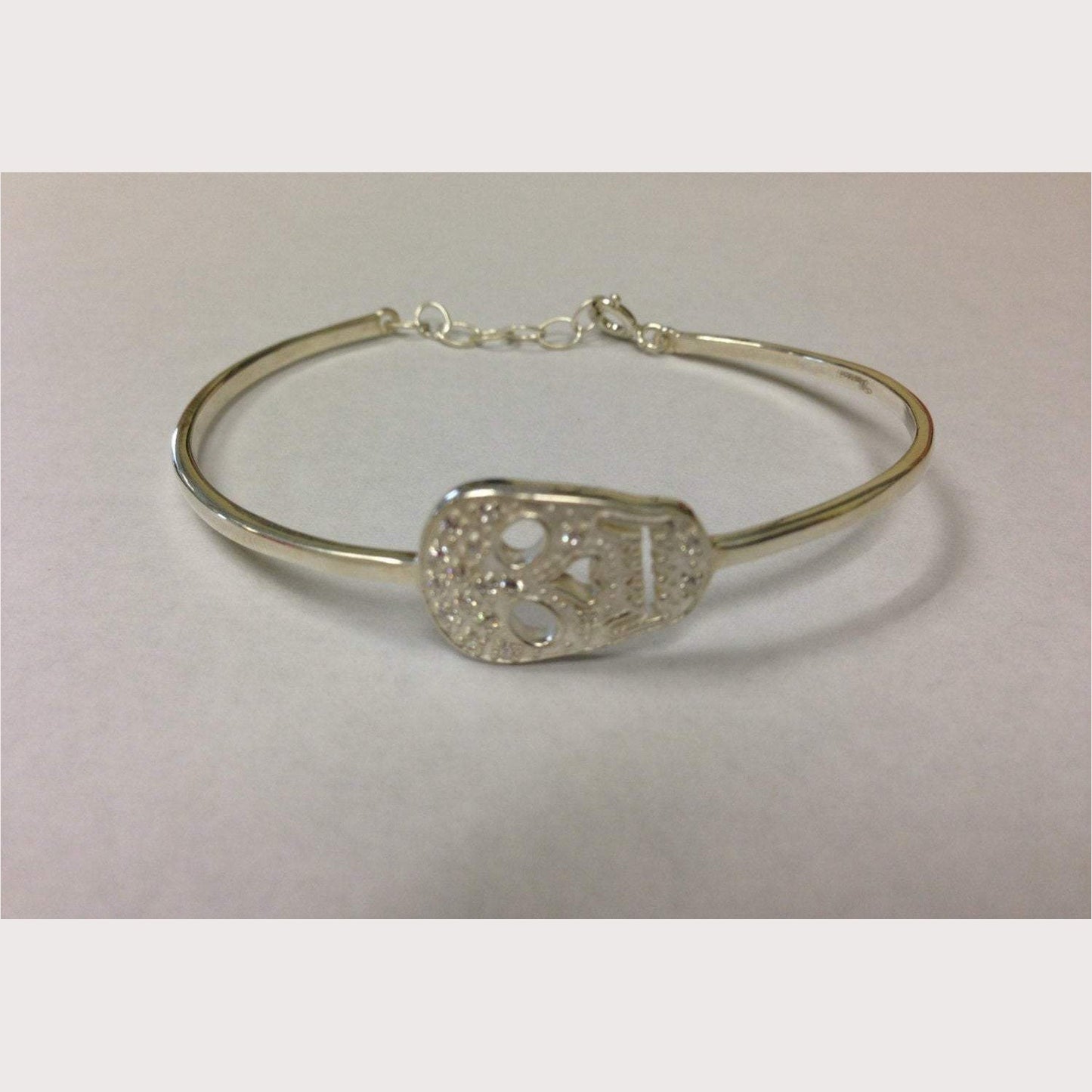 SALE---Gold Skull Bangle