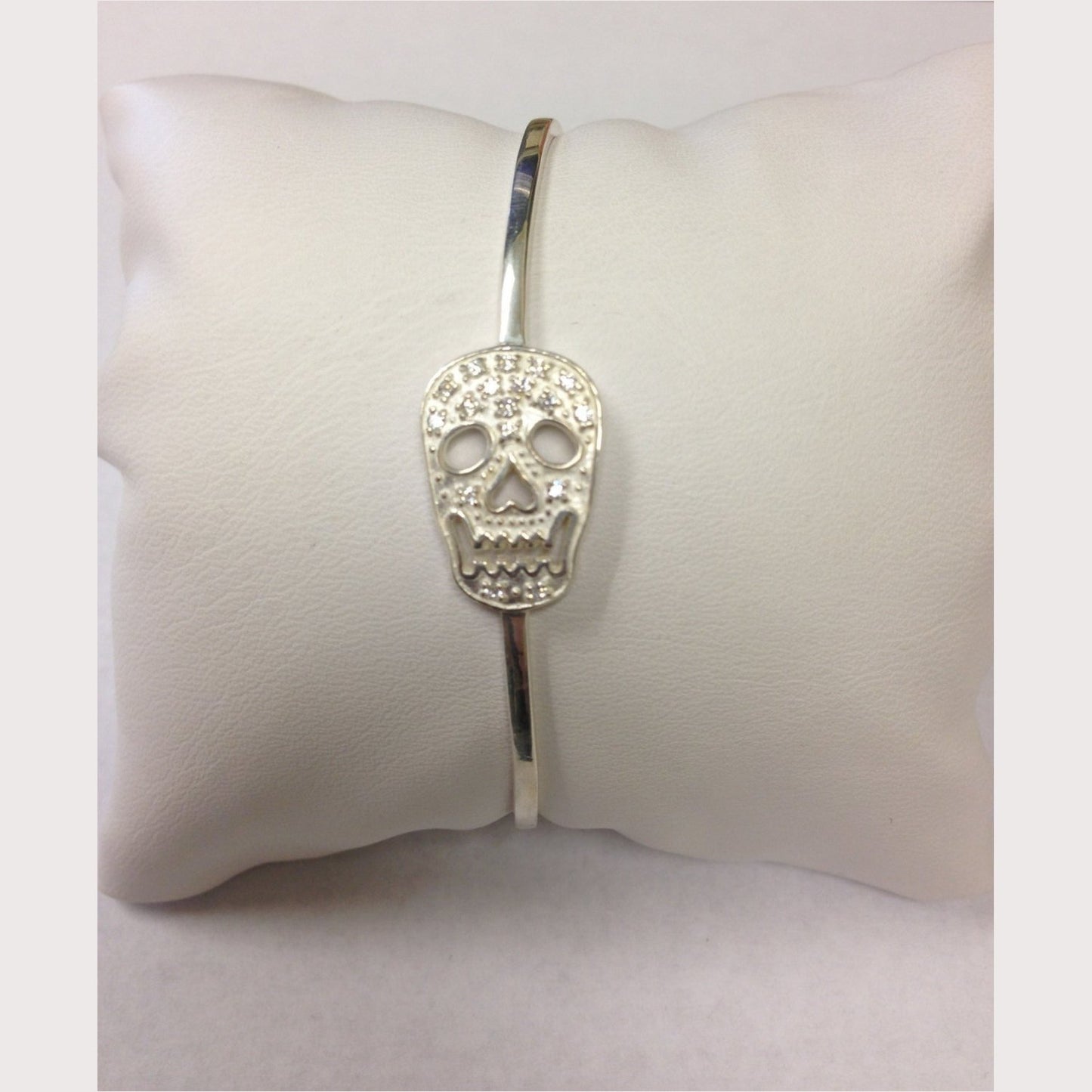SALE---Gold Skull Bangle