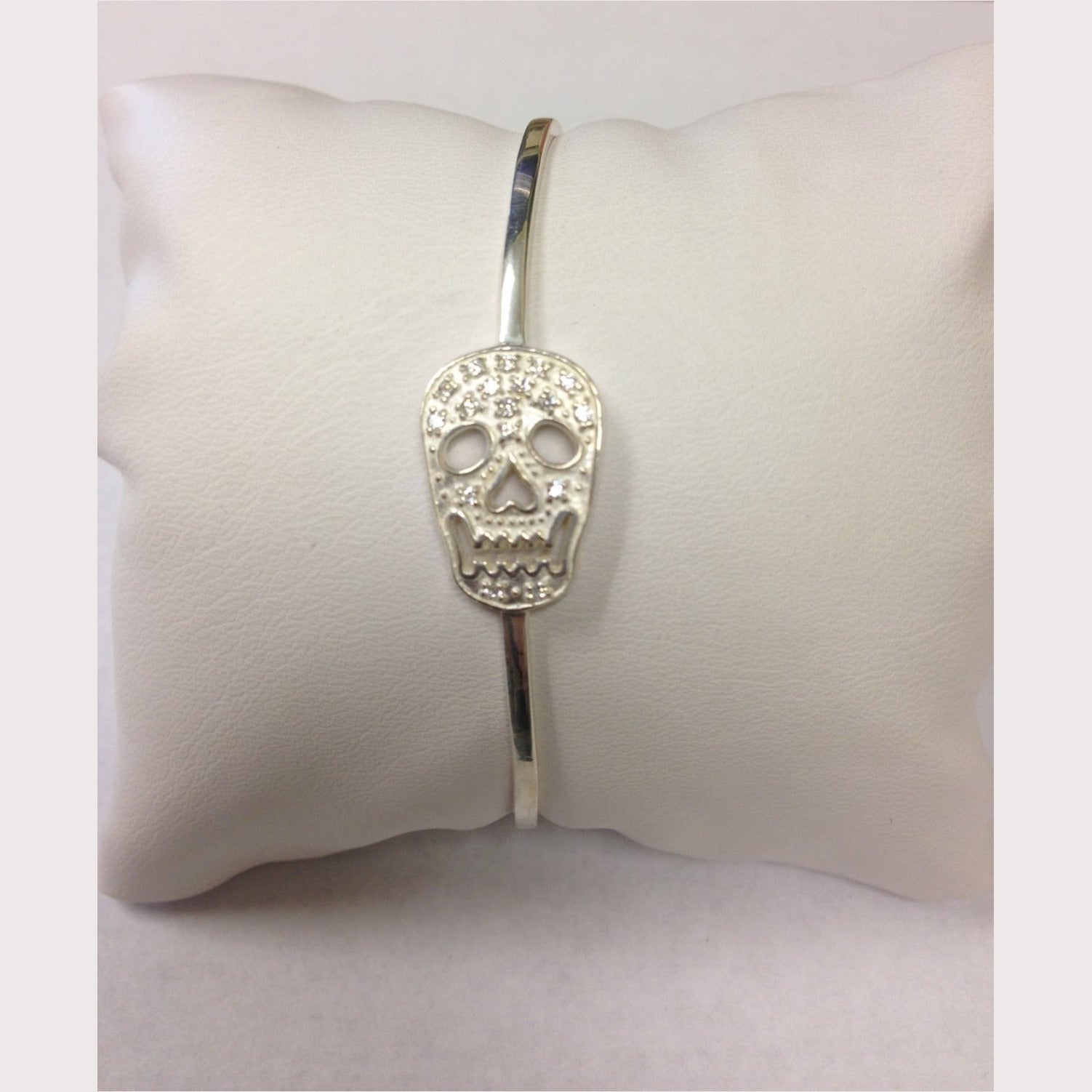 SALE---Gold Skull Bangle