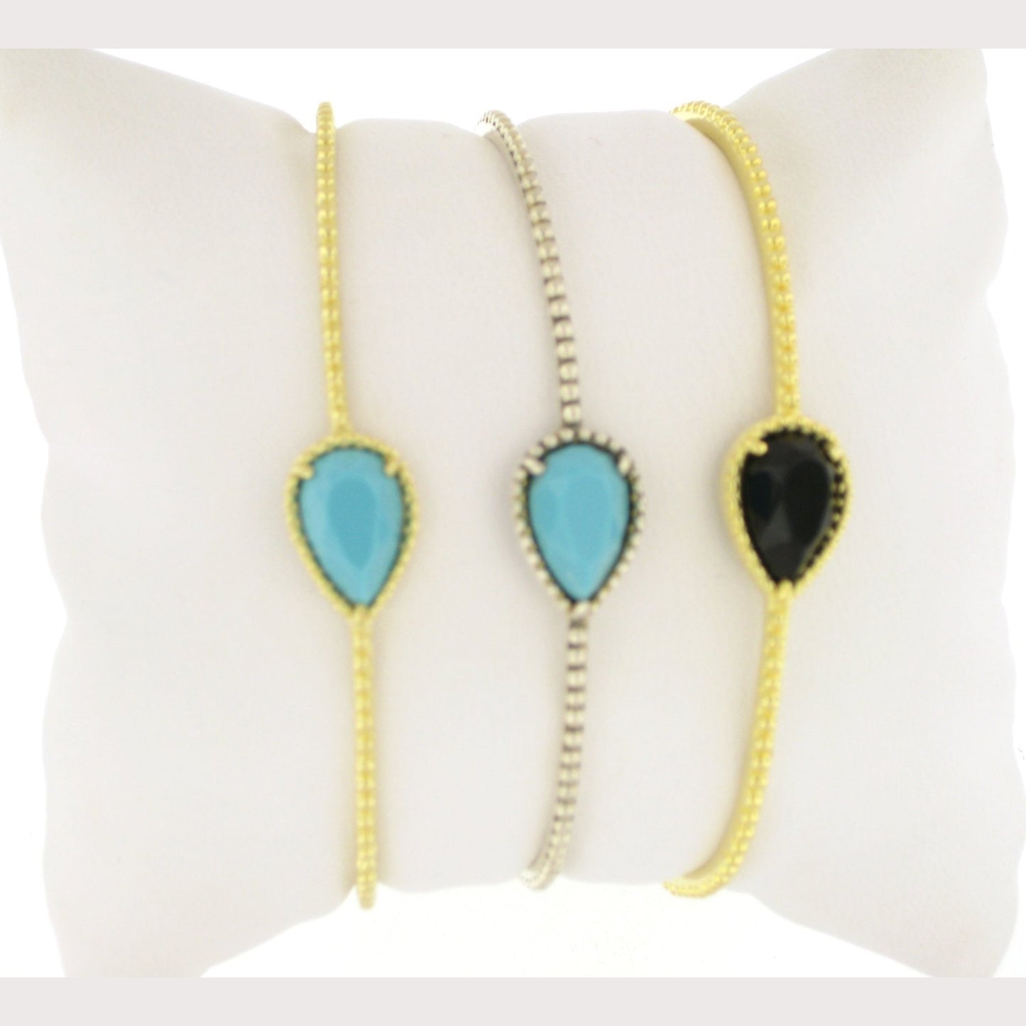 SALE---TearDrop Stone Bangle