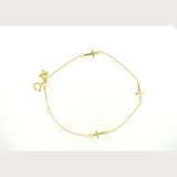 SALE---Multiple Sideway Cross Bracelet