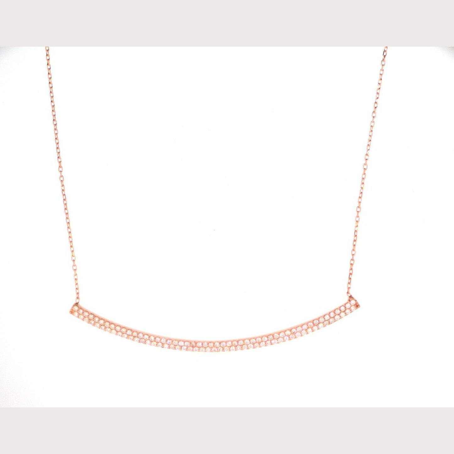 Pave Bar Necklace