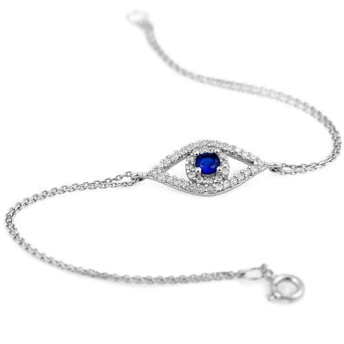 Evil Eye Sapphire Bracelet