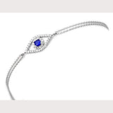 Evil Eye Sapphire Bracelet