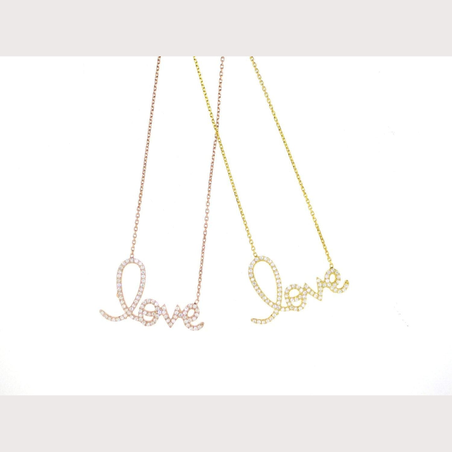 Large LOVE Necklace