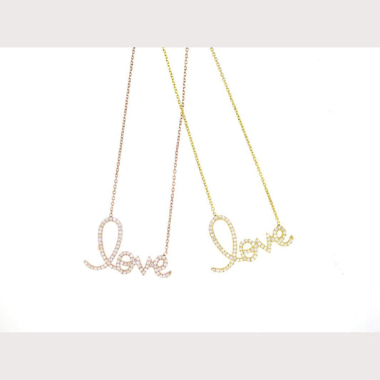 Large LOVE Necklace