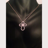 Large Loop of Faith Cross Necklace