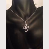 Large Loop of Faith Cross Necklace