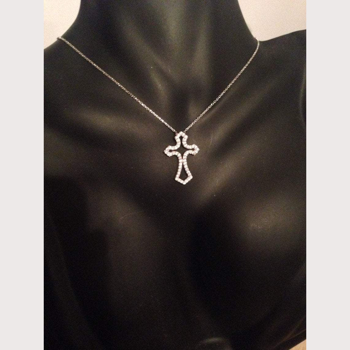 Antique Pave Cross