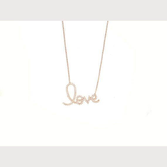 Large LOVE Necklace