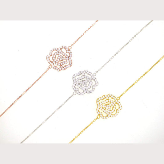 Rose Flower Bracelet