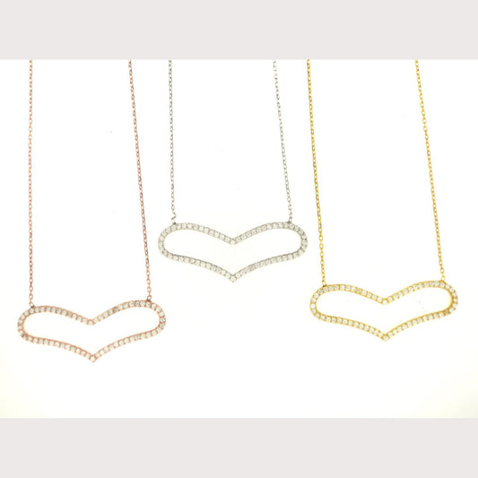 Open Heart Necklace
