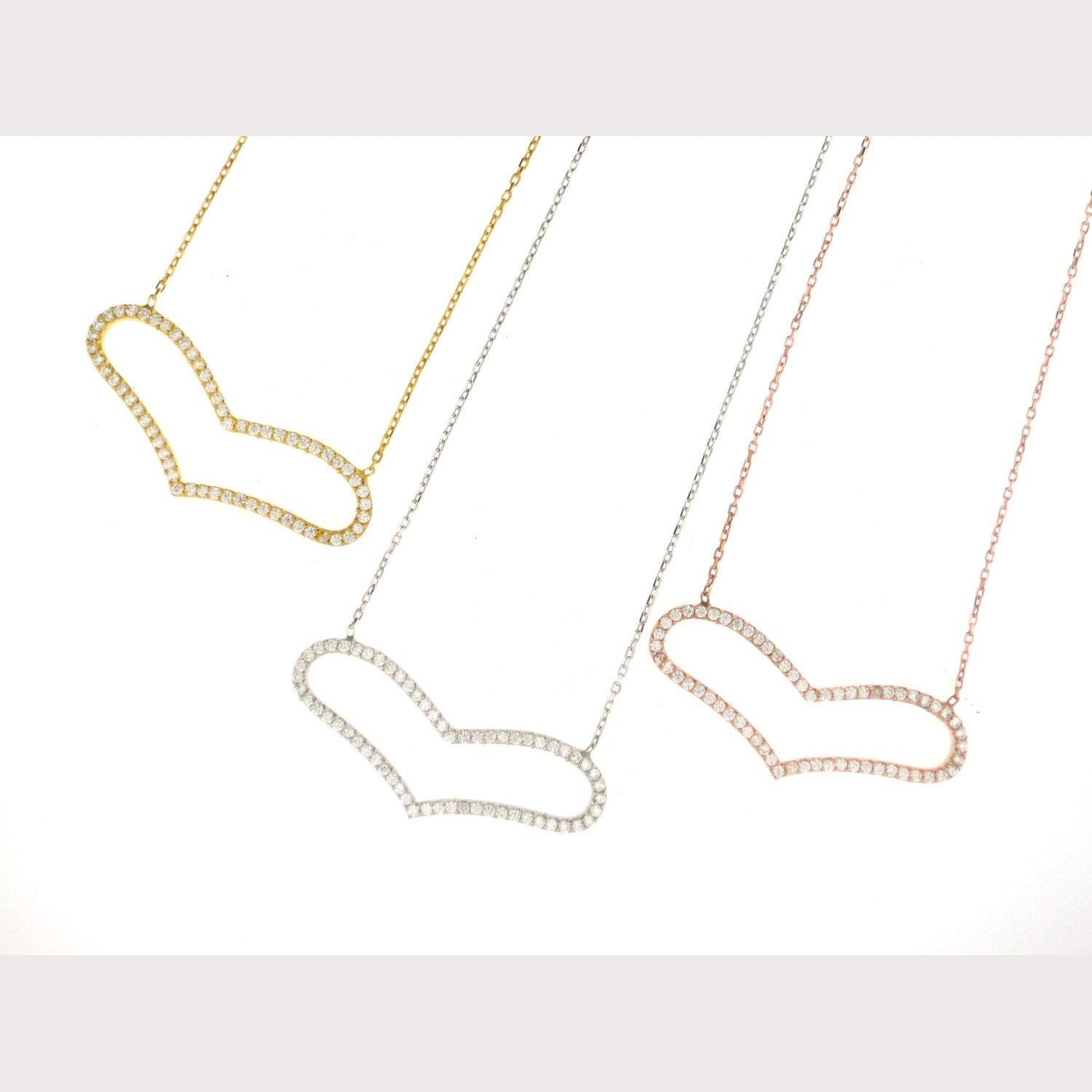 Open Heart Necklace