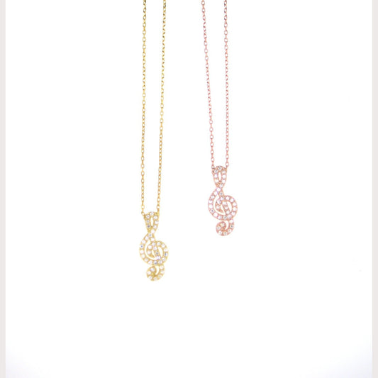 Musical Clef Necklace