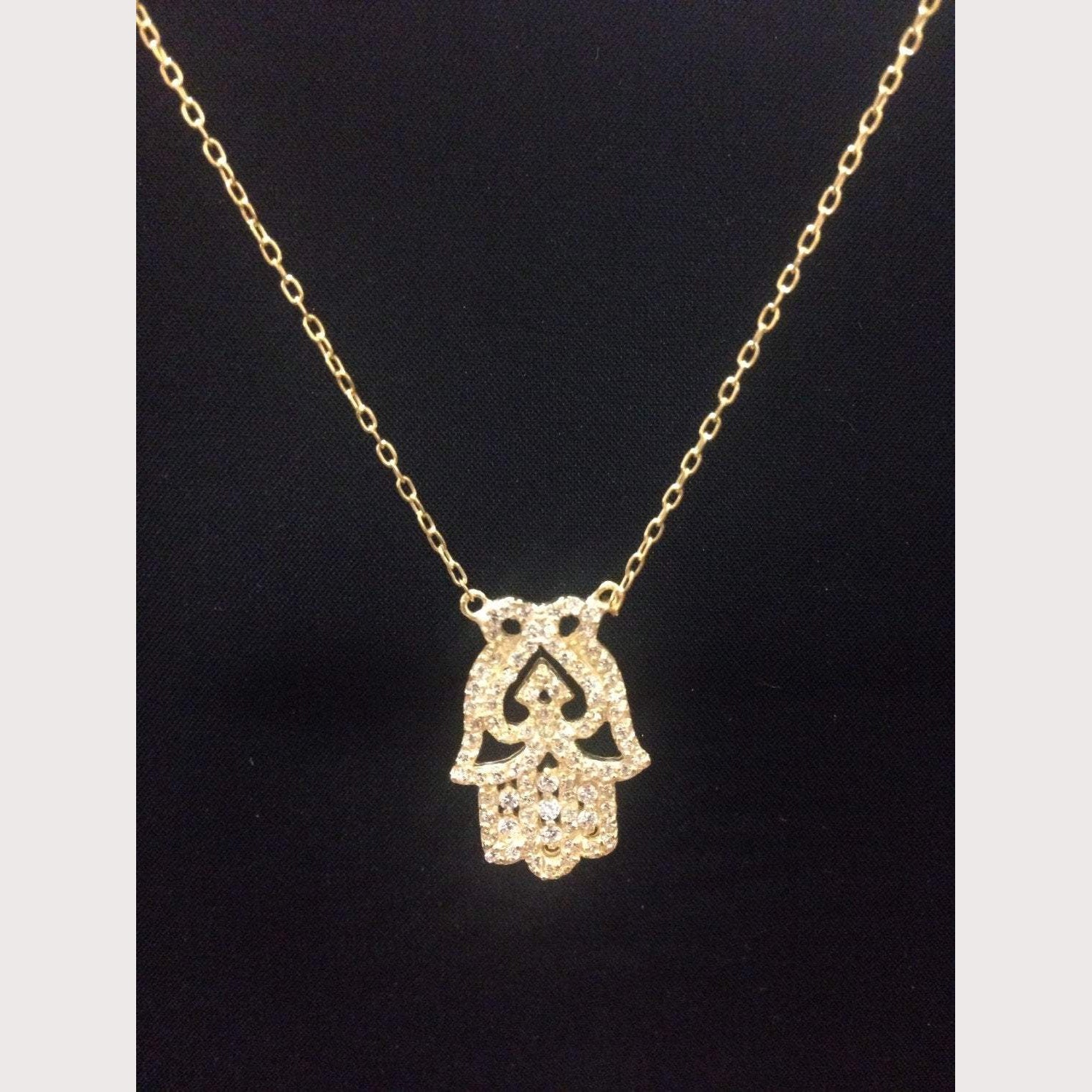 Hamsa Necklace-Large