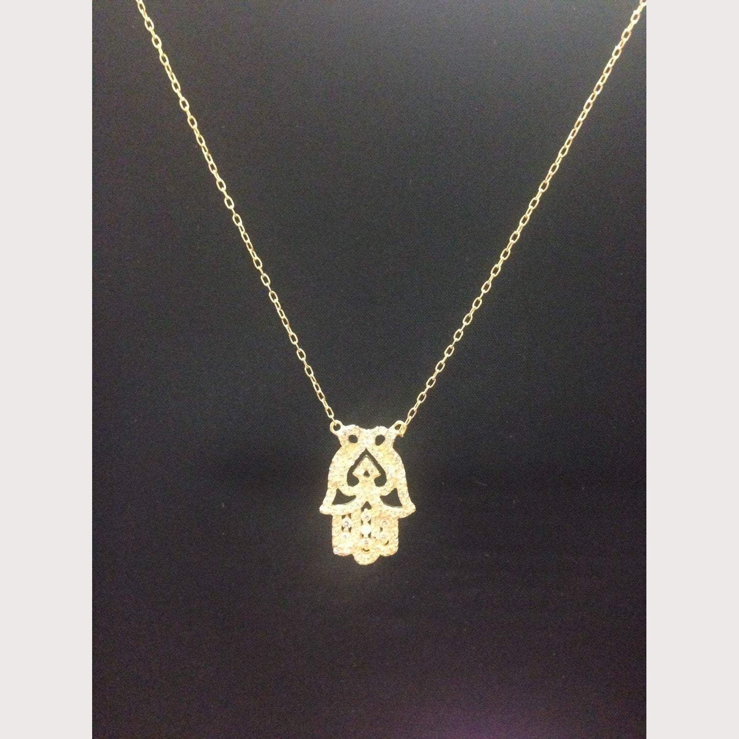Hamsa Necklace-Large