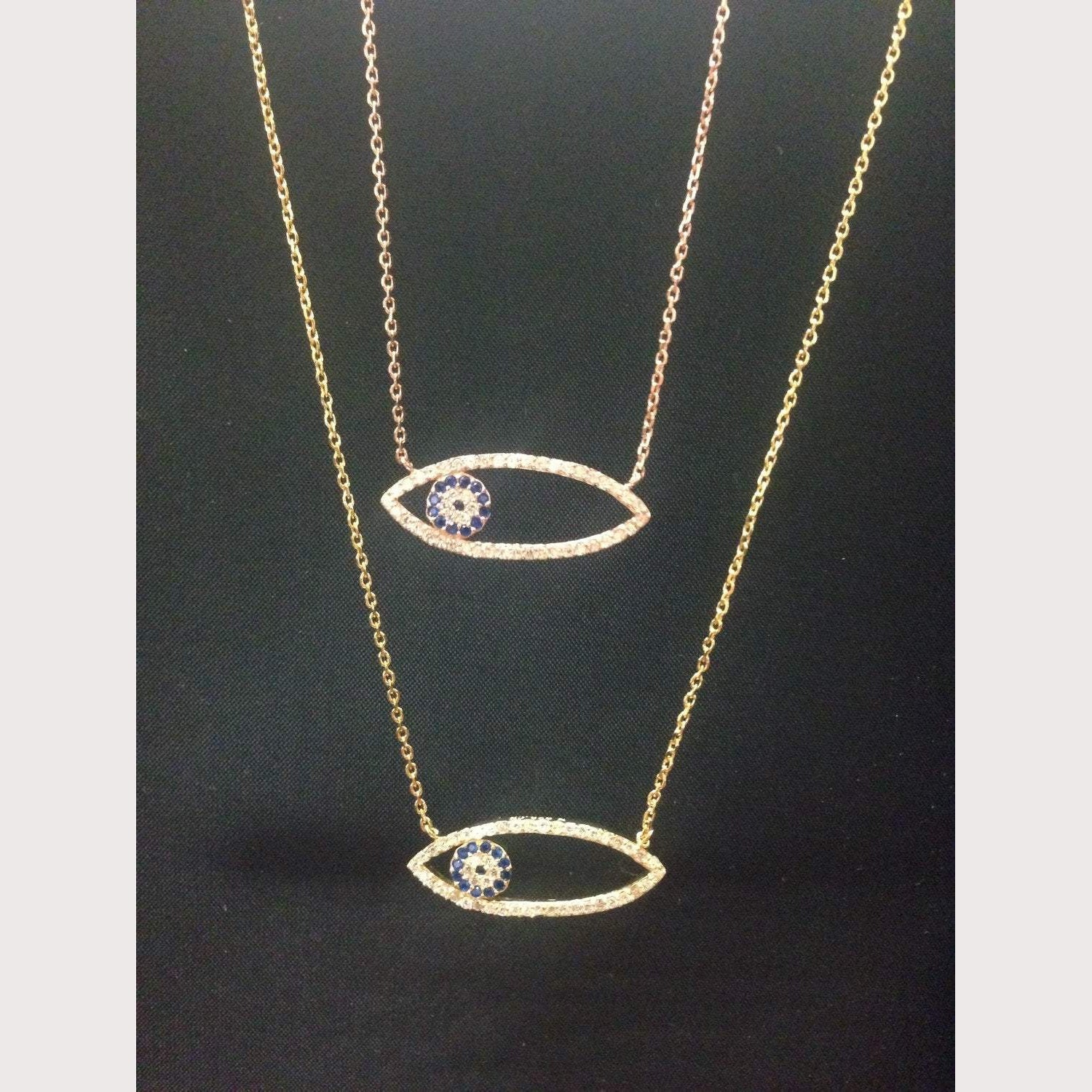 Halo Evil Eye Necklace
