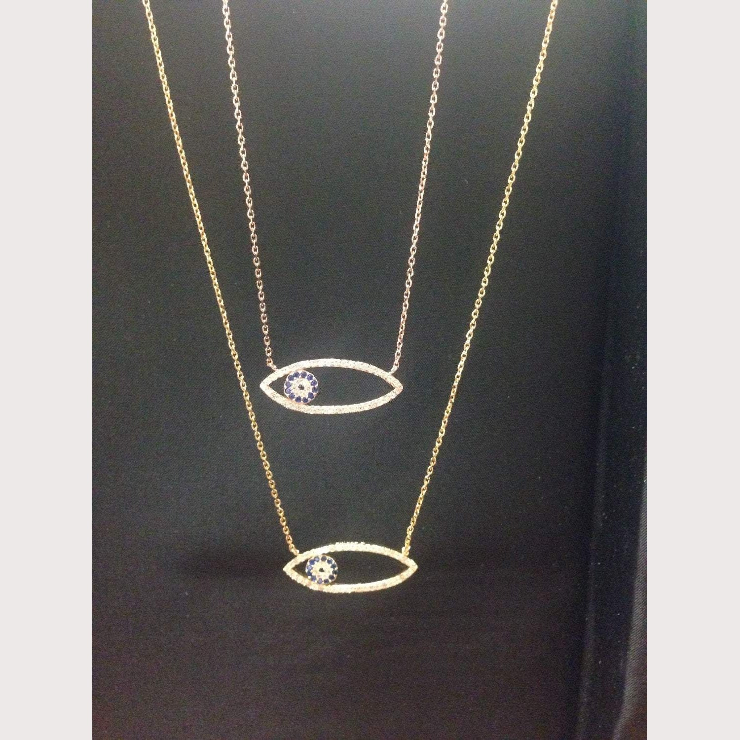 Halo Evil Eye Necklace