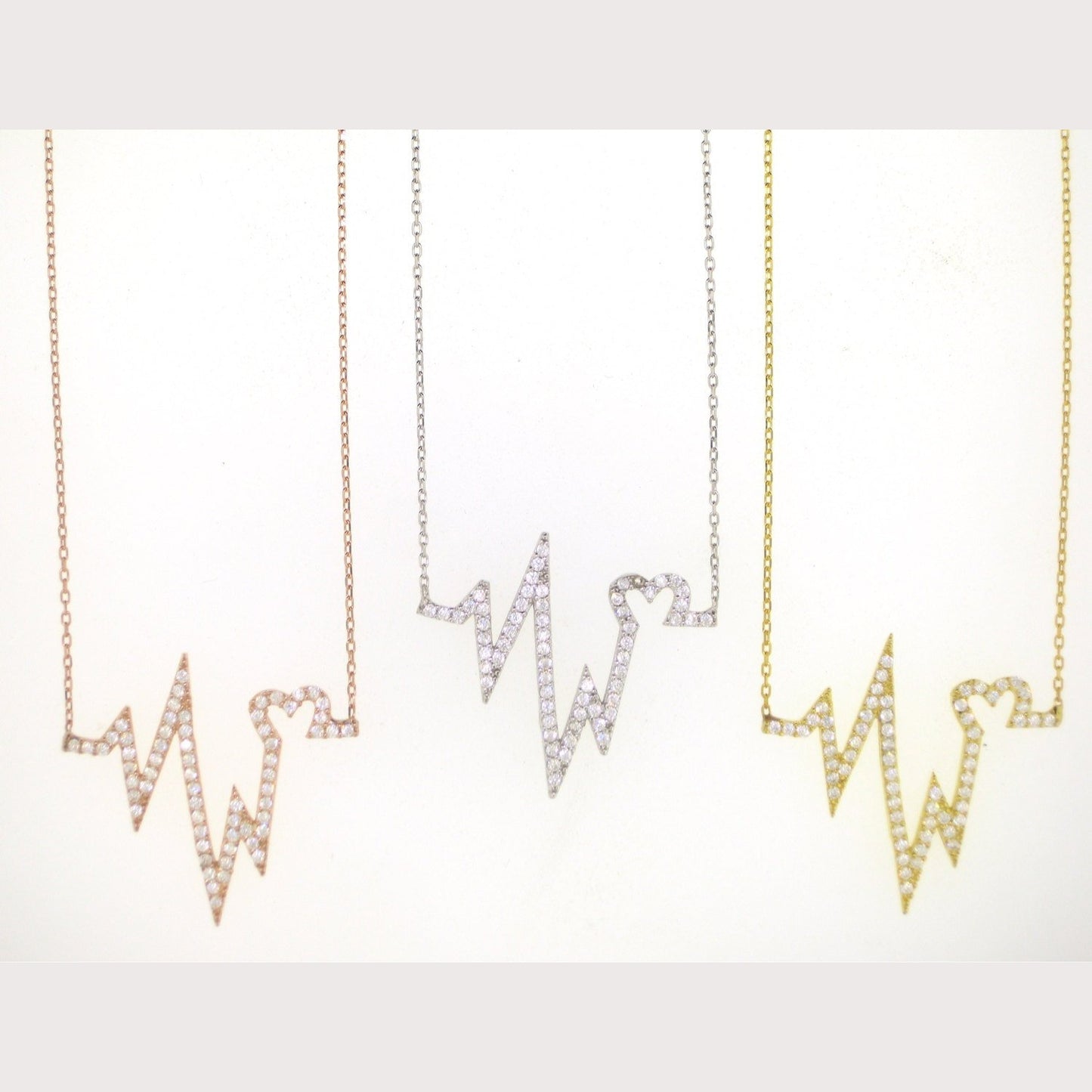 Gold Heartbeat Necklace