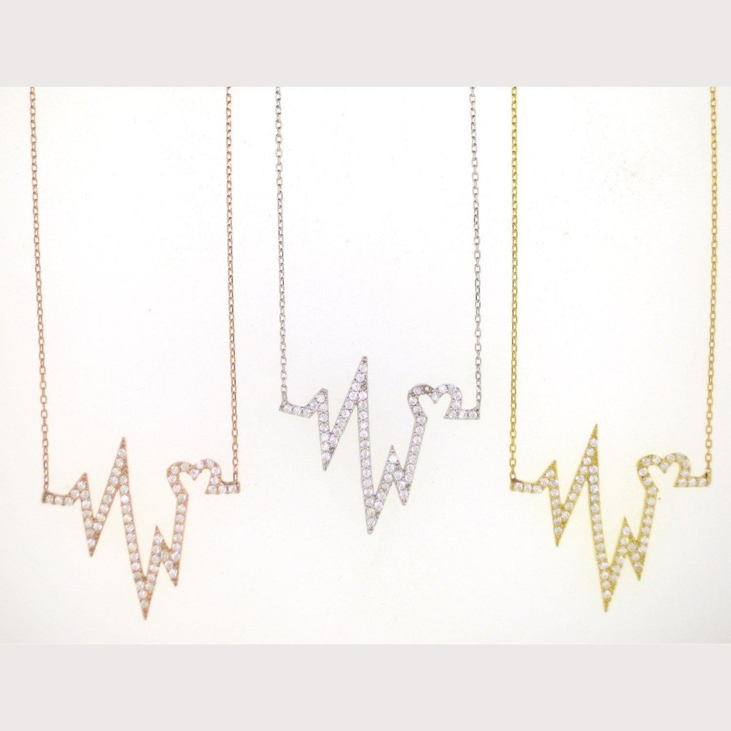 Gold Heartbeat Necklace
