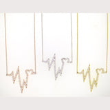 Gold Heartbeat Necklace