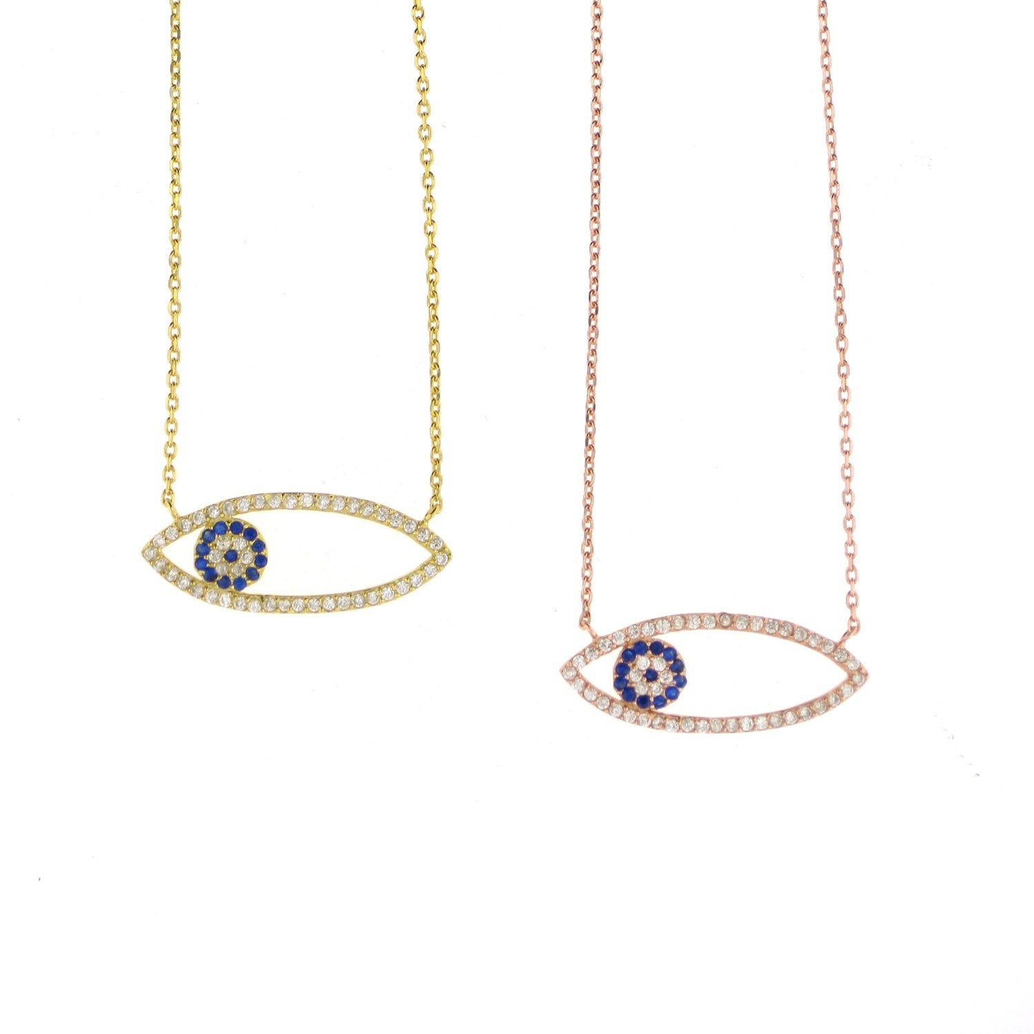 Halo Evil Eye Necklace