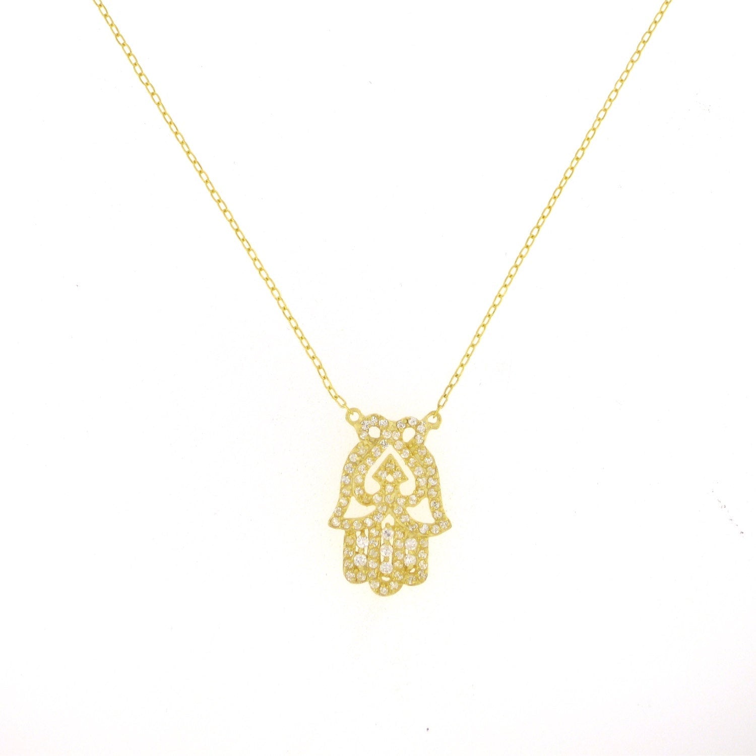 Hamsa Necklace-Large