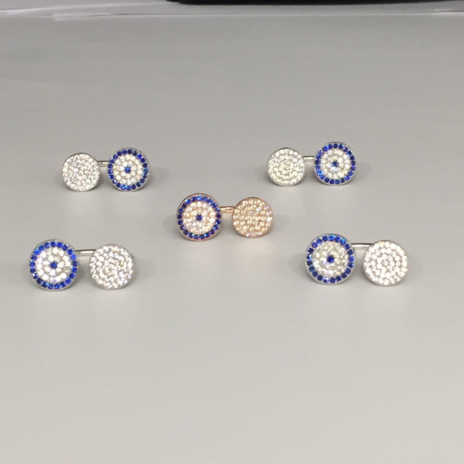 Evil Eye Disc Ring-Silver