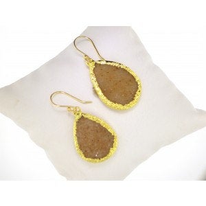 Blush Druzy Earrings