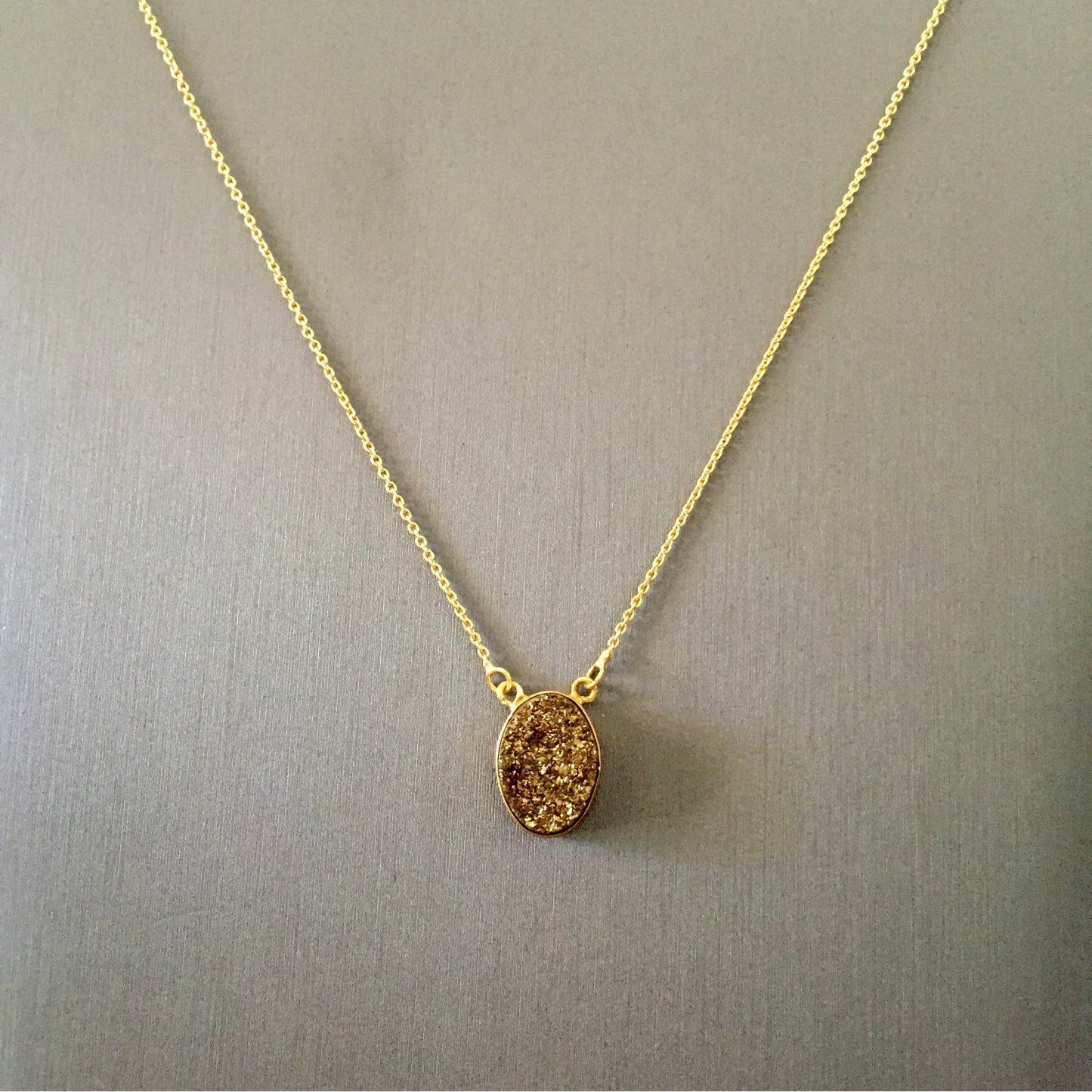 Stardust Druzy Necklace