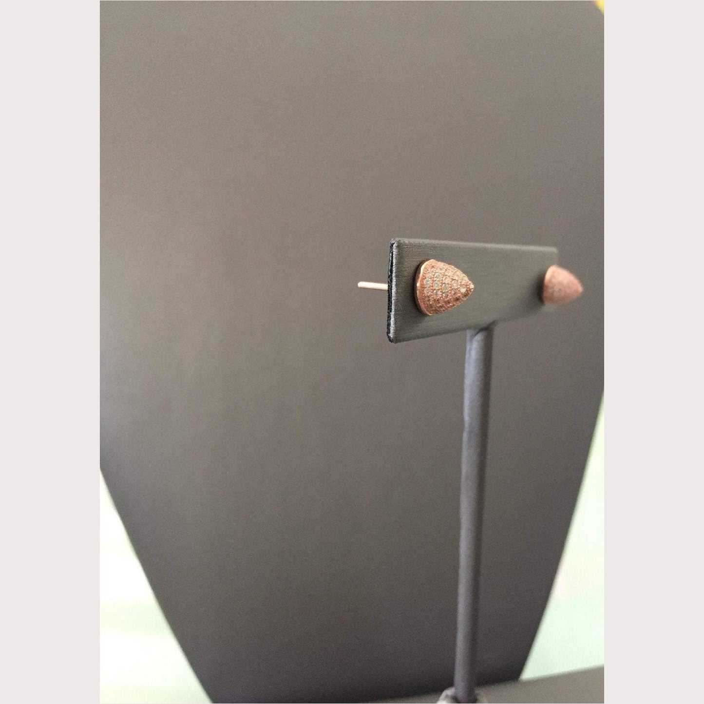 Pyramid Stud Earrings